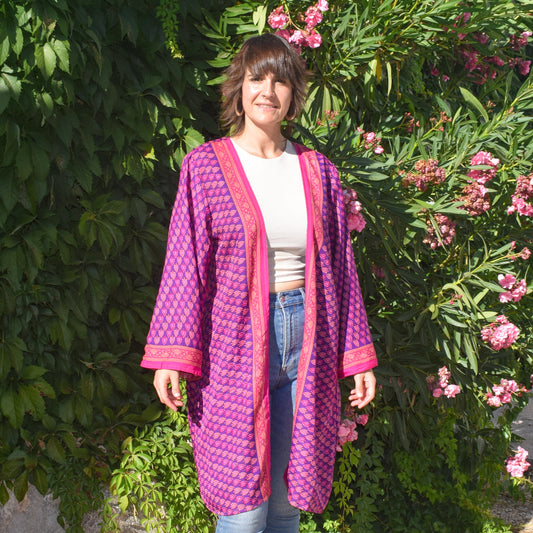 Kimono Midi Reversible Saura