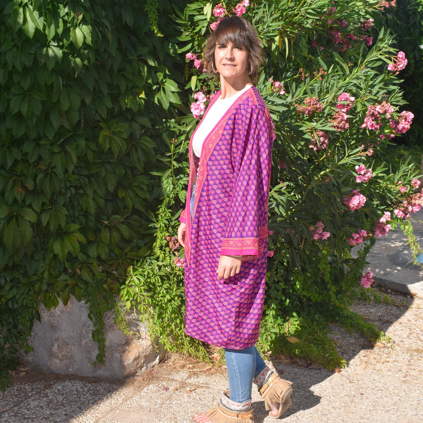 Kimono Midi Reversible Saura